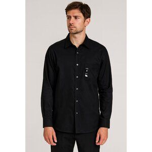 Pronto Uomo Men’s Black Button-Down‎ Dress Shirt